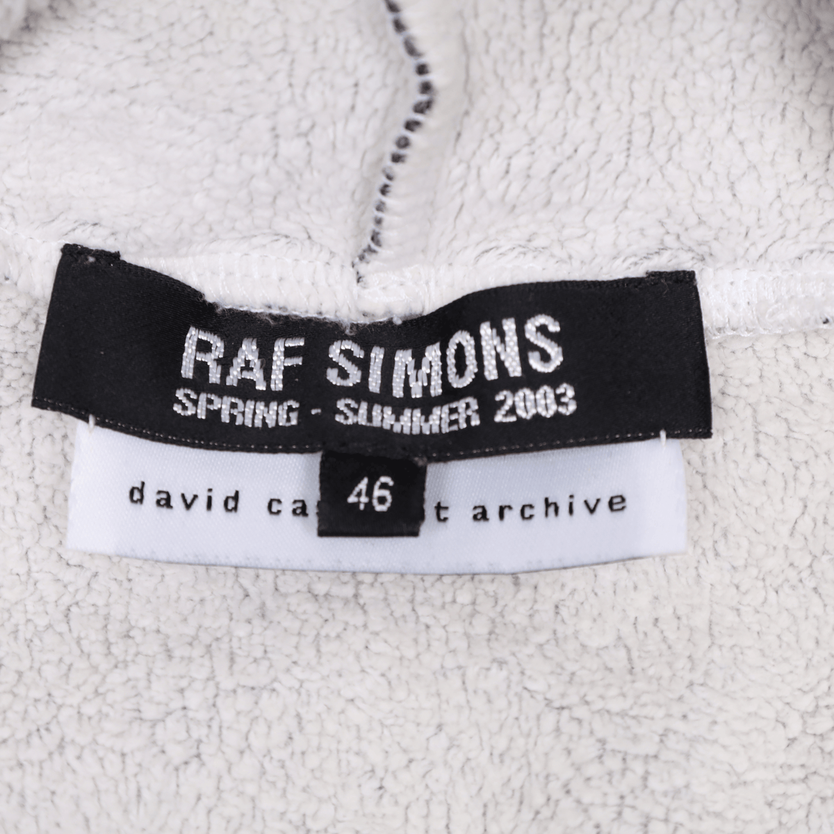 Raf Simons Spring / Summer 2003 Penelope Hoodie – david casavant Raf Simons Spring / Summer 2003 Penelope Hoodie – david casavant