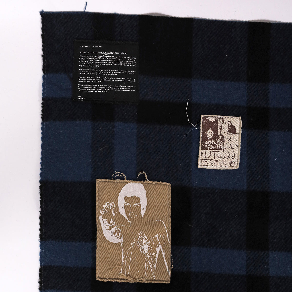 Raf Simons “Limited Edition” Patches Blanket – david casavant archive