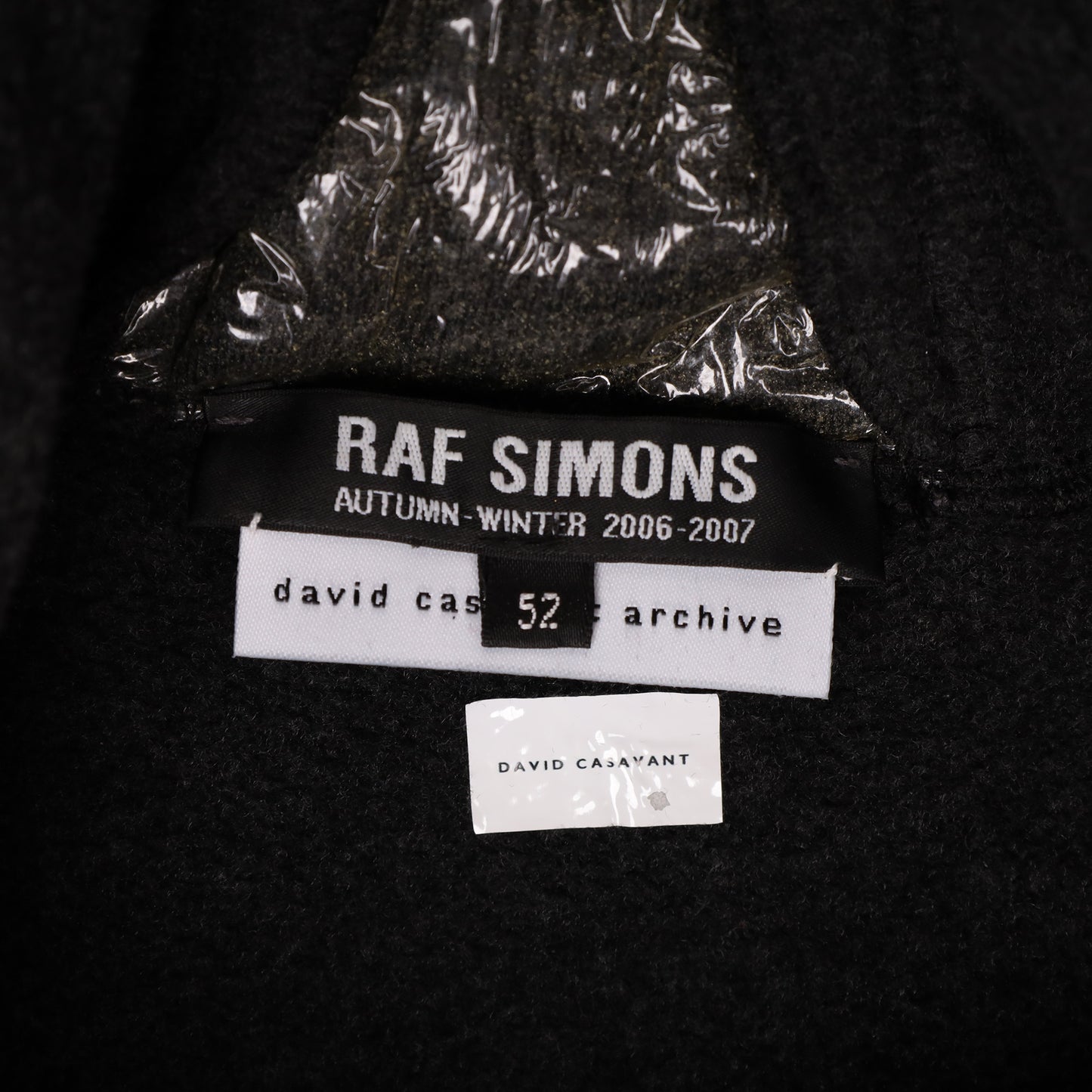 Raf Simons Autumn / Winter 2006 Coated Alien Hoodie