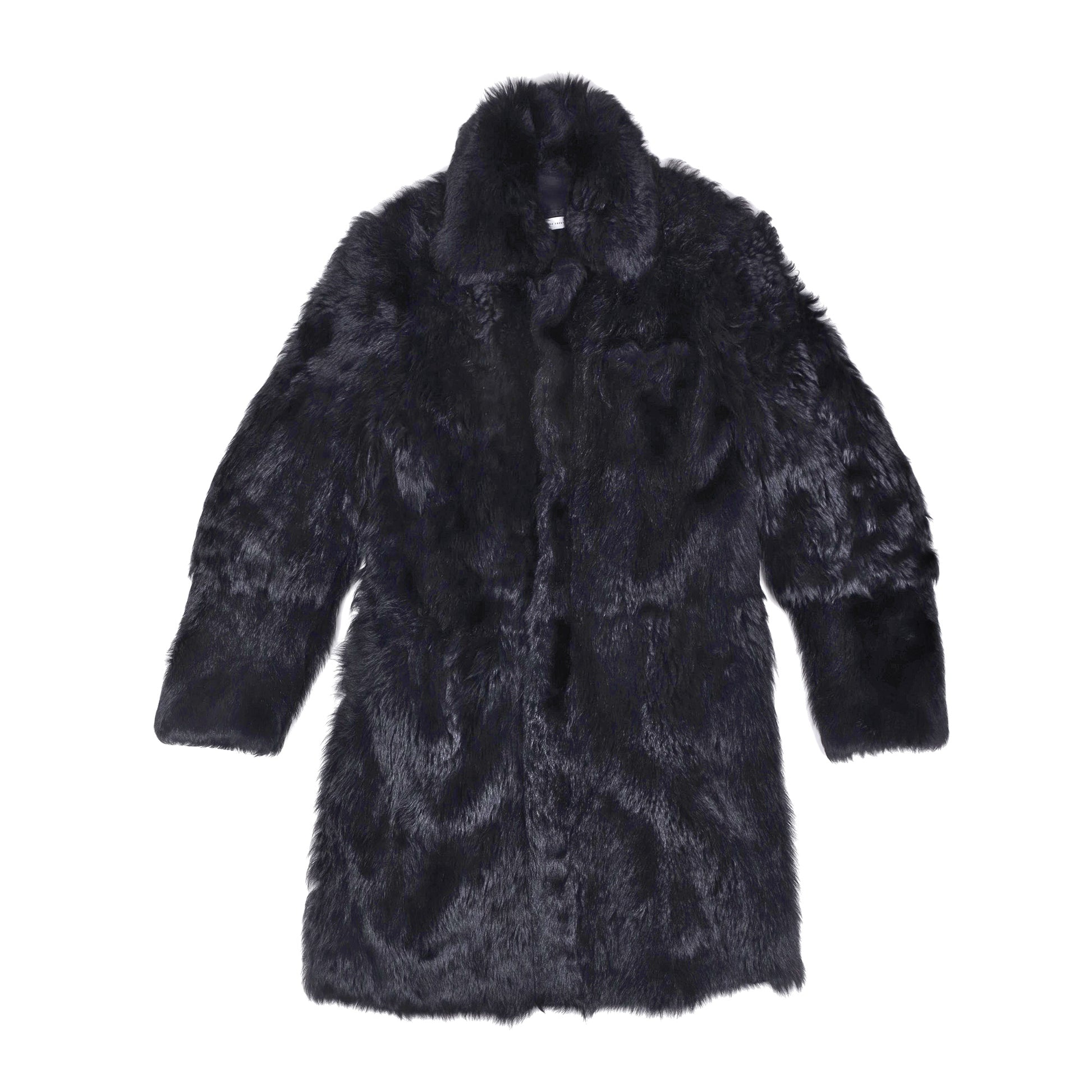 Helmut Lang Autumn / Winter 2000 Black Shearling Coat – david Helmut Lang Autumn / Winter 2000 Black Shearling Coat – david
