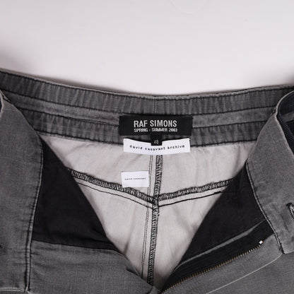Raf Simons Spring / Summer 2003 Grey Bondage Jeans