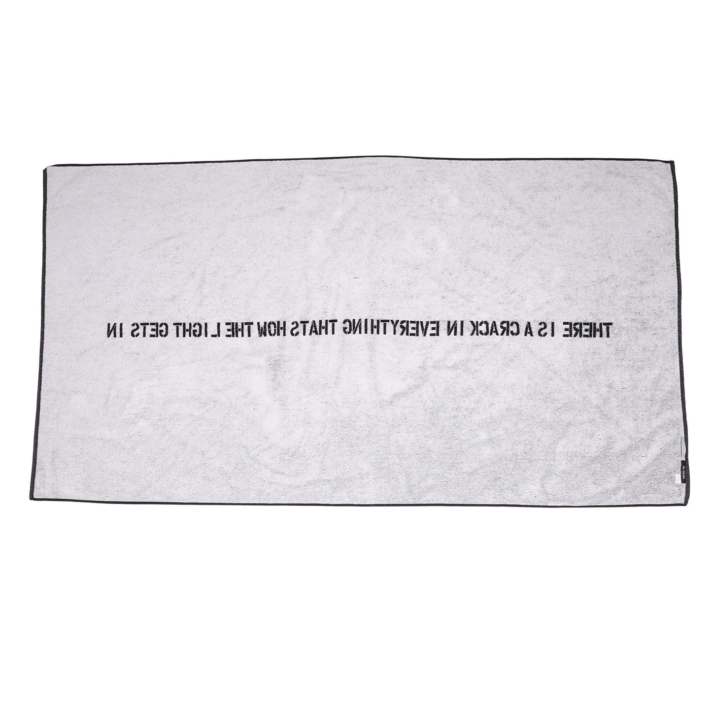 Raf Simons Spring / Summer 2009 Christopher Wool “Crack in Everything” Towel