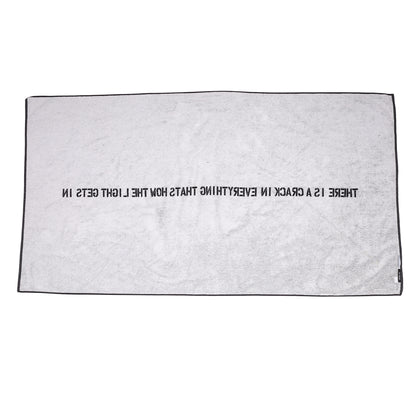 Raf Simons Spring / Summer 2009 Christopher Wool “Crack in Everything” Towel