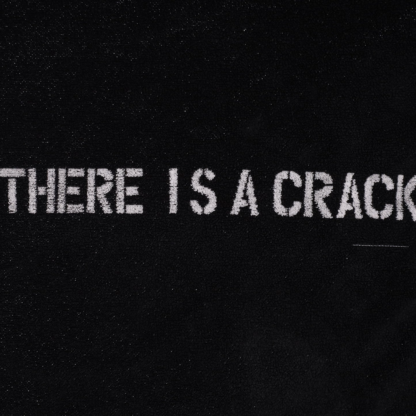 Raf Simons Spring / Summer 2009 Christopher Wool “Crack in Everything” Towel