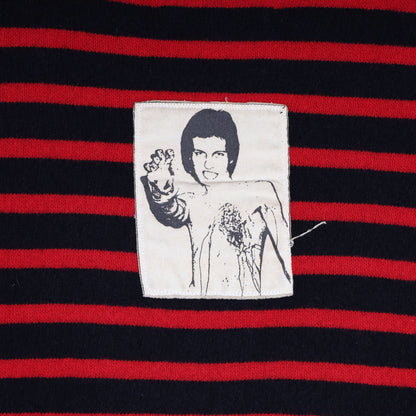 Raf Simons Autumn / Winter 2001 “Riot! Riot! Riot!” Striped Short Sleeve Sweater