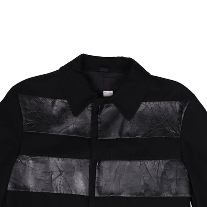 Helmut Lang Autumn / Winter 2001 Black Panel Coat