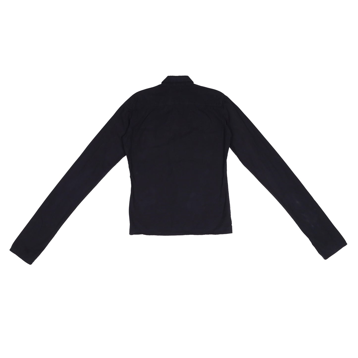 Raf Simons Autumn / Winter 2001 Elongated Sleeves Black Shirt