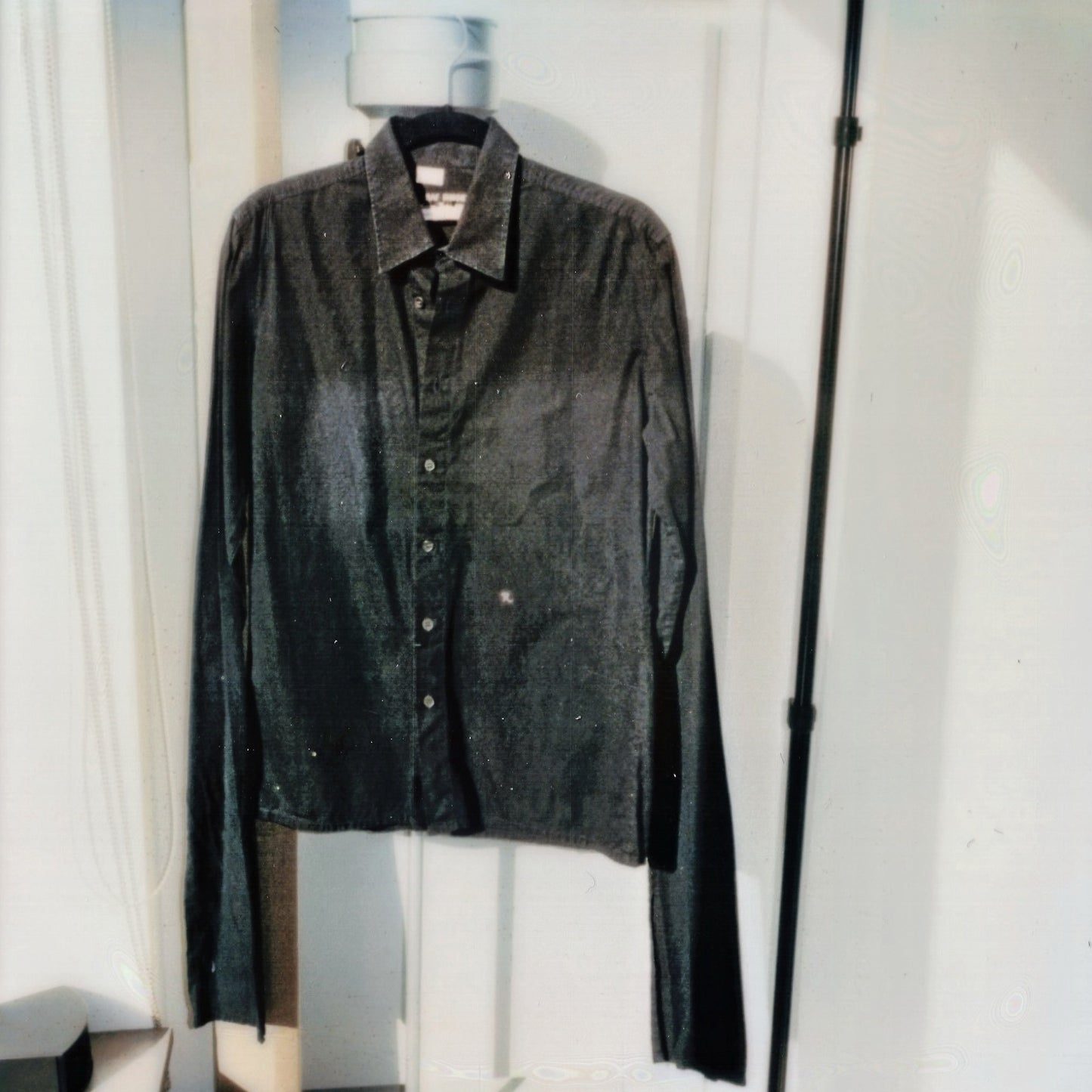 Raf Simons Autumn / Winter 2001 Elongated Sleeves Black Shirt