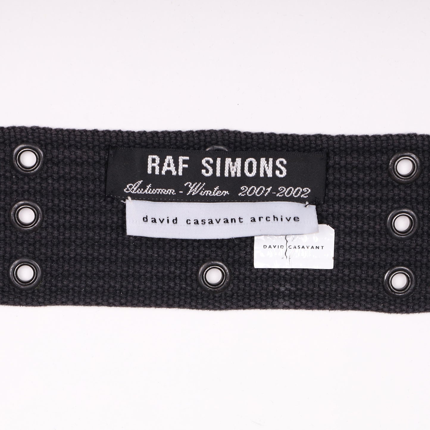 Raf Simons Autumn / Winter 2001 “Riot! Riot! Riot!” Belt
